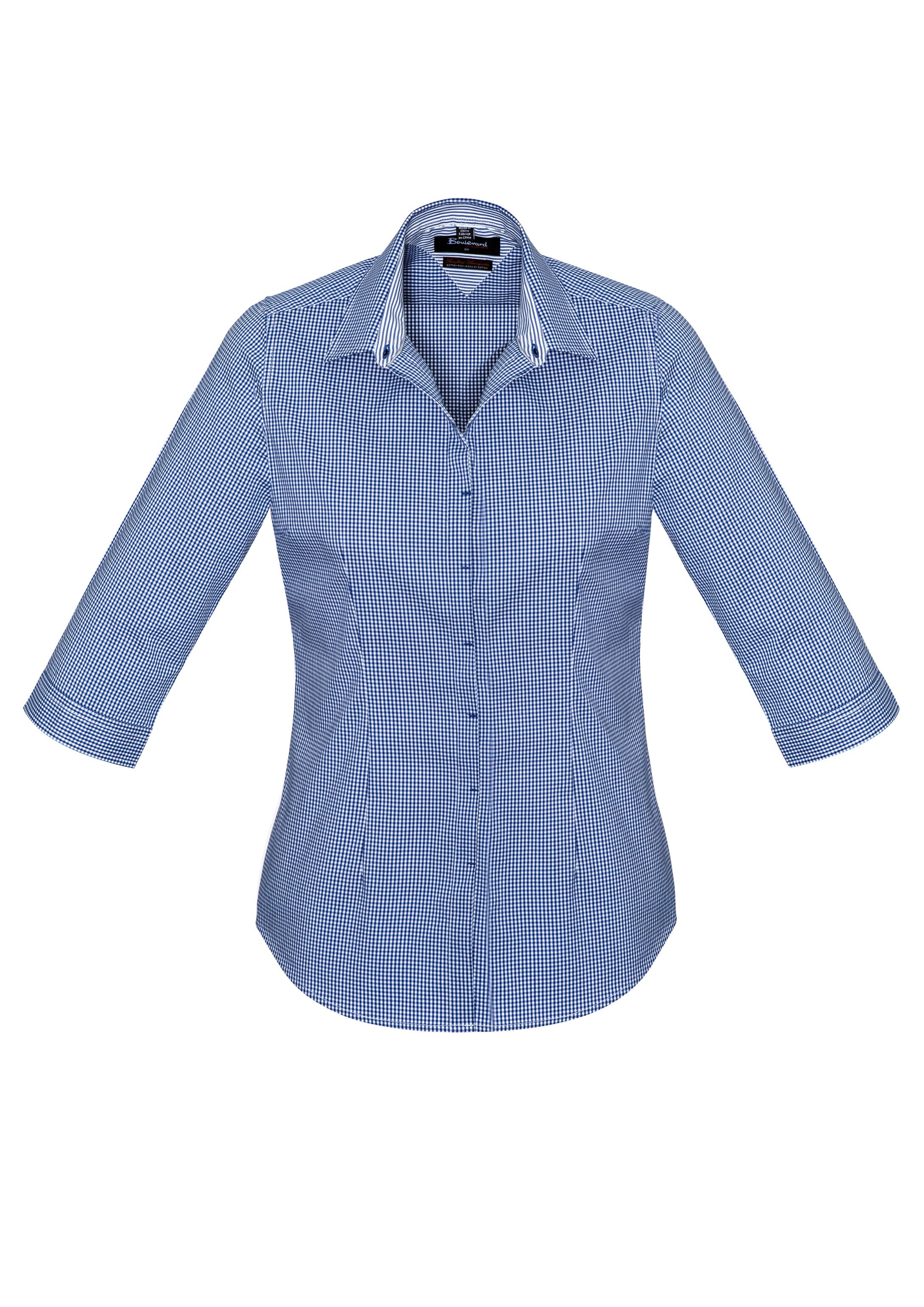 Newport Womens 3/4 Sleeve Shirt — French Navy