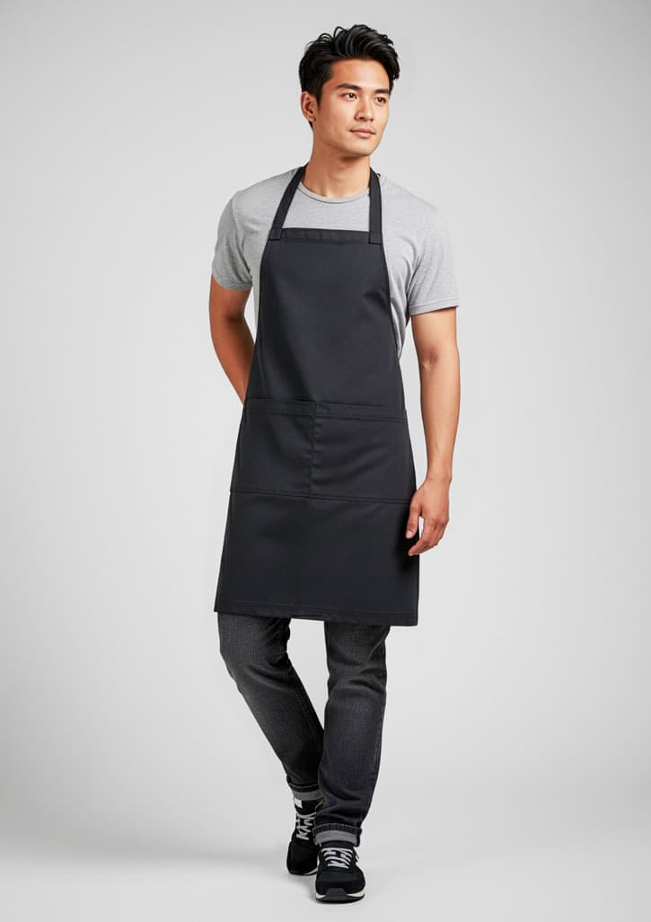 Barley Apron — Black