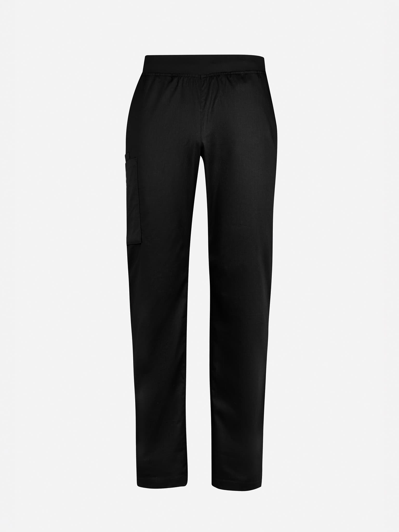 Riley Mens Straight Leg Scrub Pant — Black