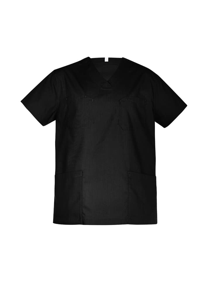 Hartwell Unisex Reversible Scrub Top — Black