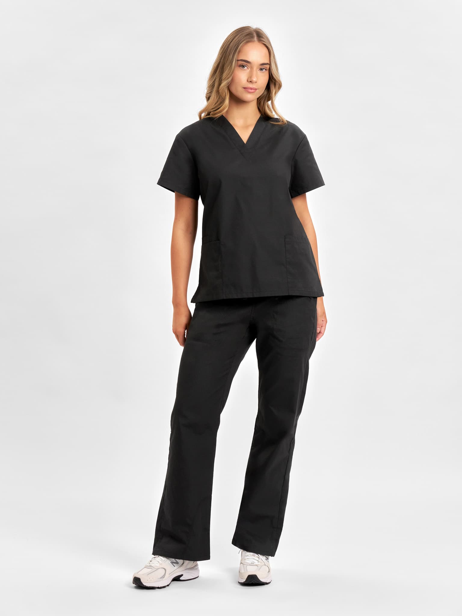 Classic Womens Scrub Pant — Black