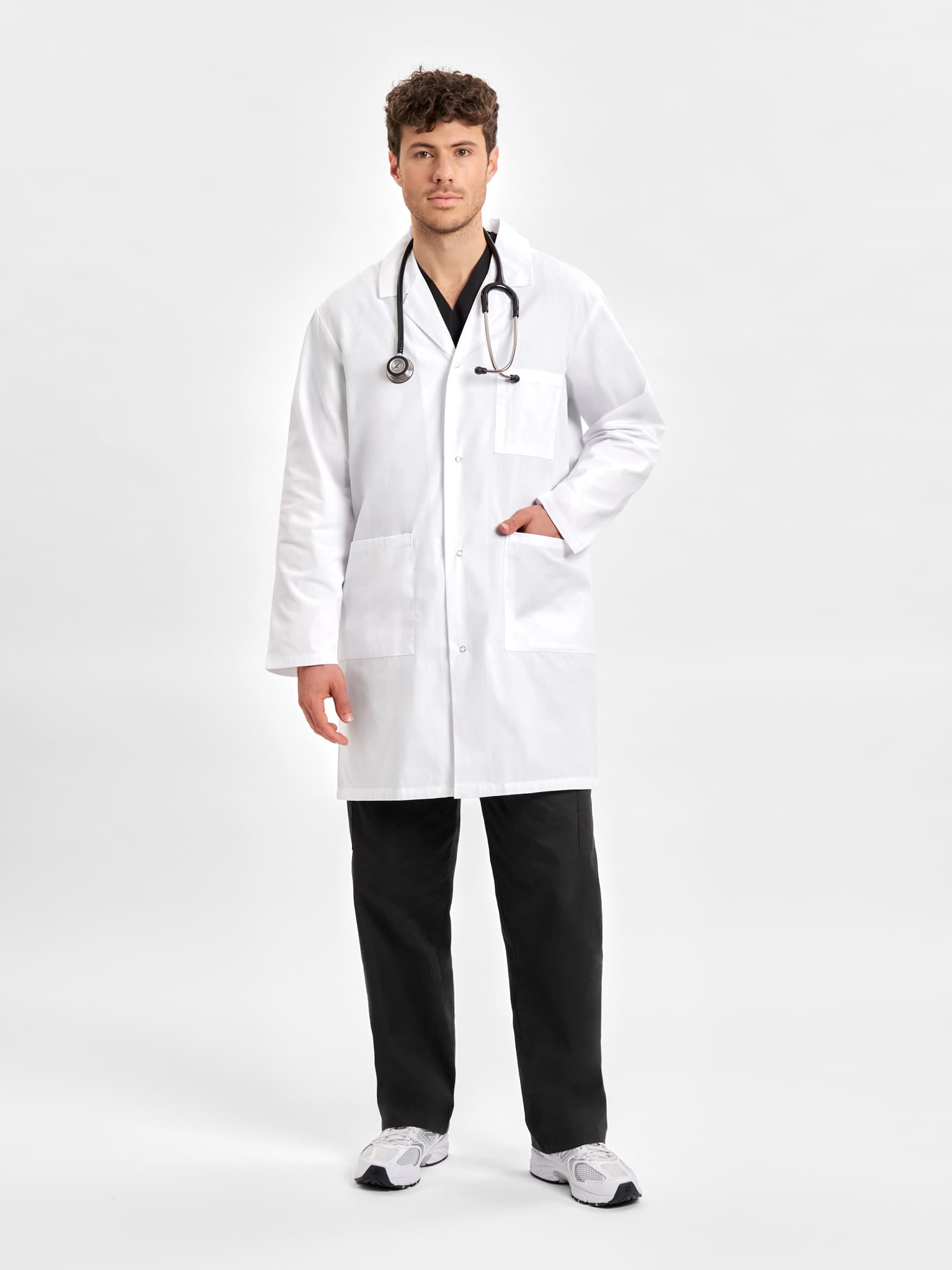 Classic Unisex Lab Coat — White