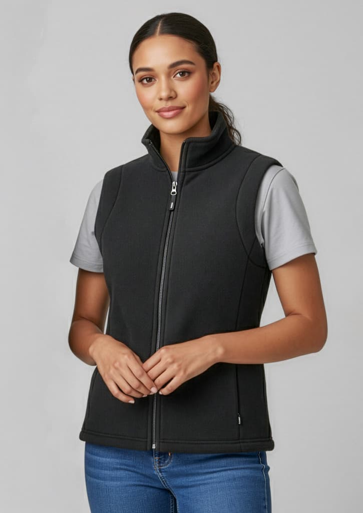Plain Womens Vest — Black