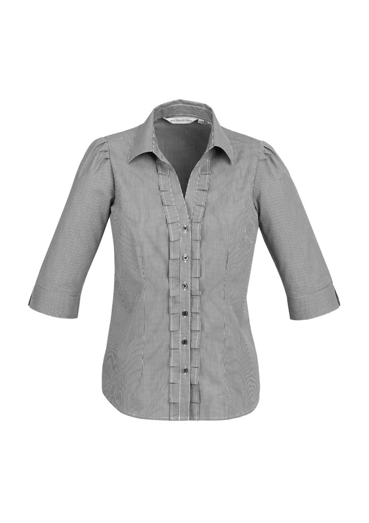 Edge Womens 3/4 Sleeve Shirt — Black