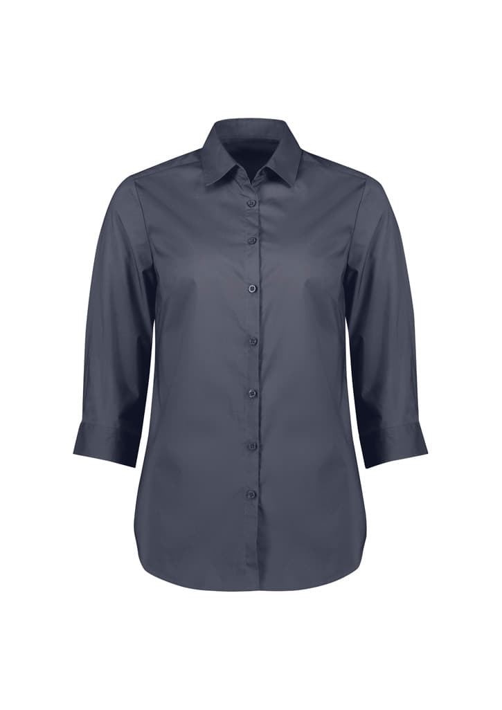 Mason Womens 3/4 Sleeve Shirt — Slate
