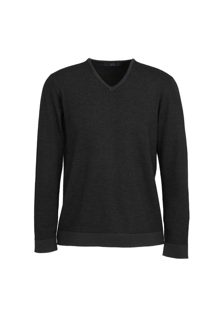 Origin Mens Merino Pullover — Black/Charcoal