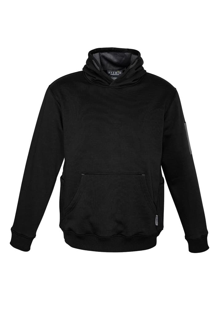 Unisex Multi-Pocket Hoodie — Black/Charcoal