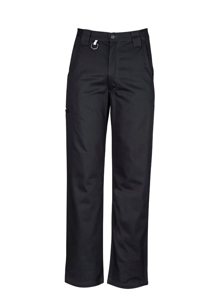Mens Plain Utility Pant — Black