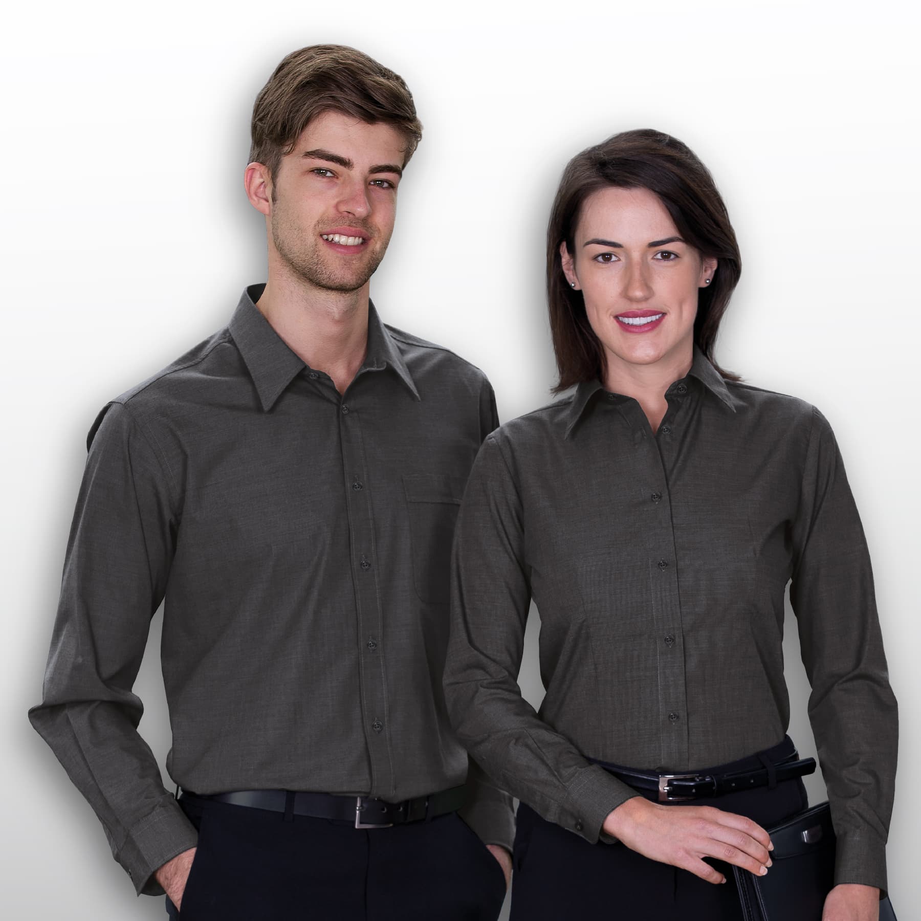 The End on End Shirt - Womens — Charcoal