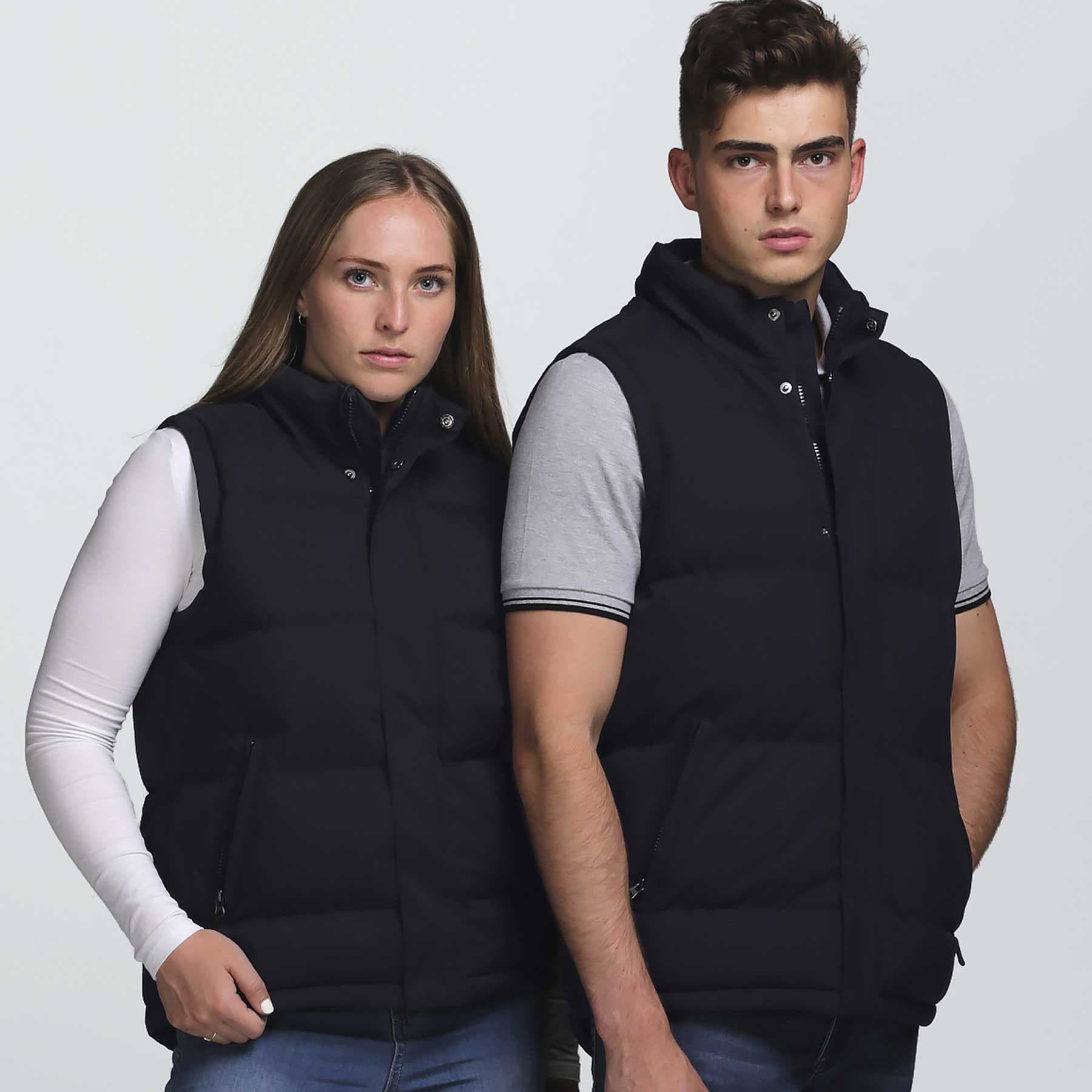 smpli Junction Puffa Vest — Black