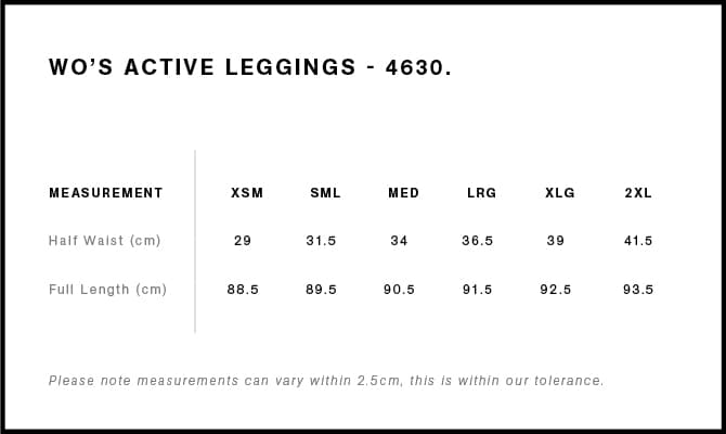 Size guide