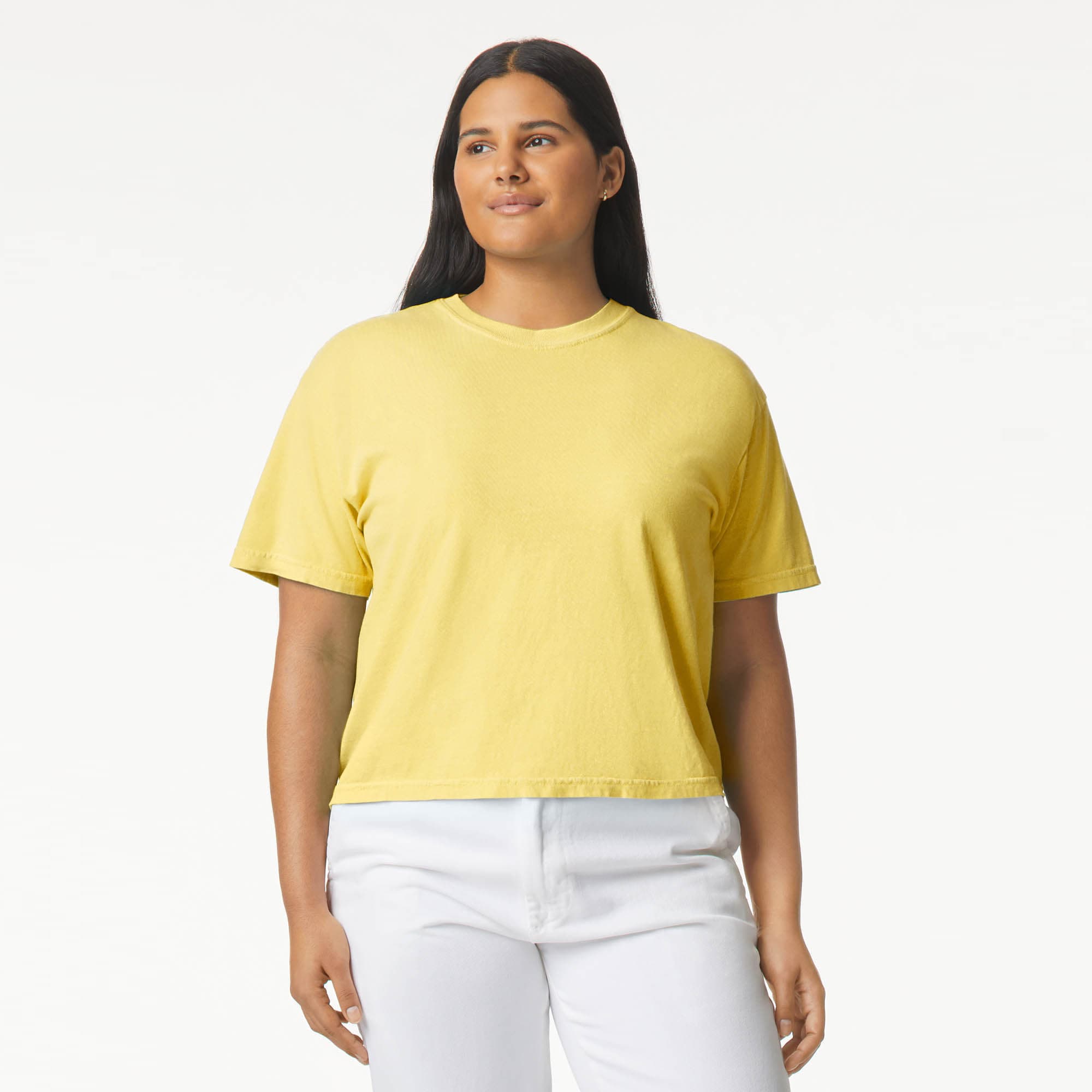 3023CL Comfort Colors Women's Heavyweight Boxy T-shirt — Butter