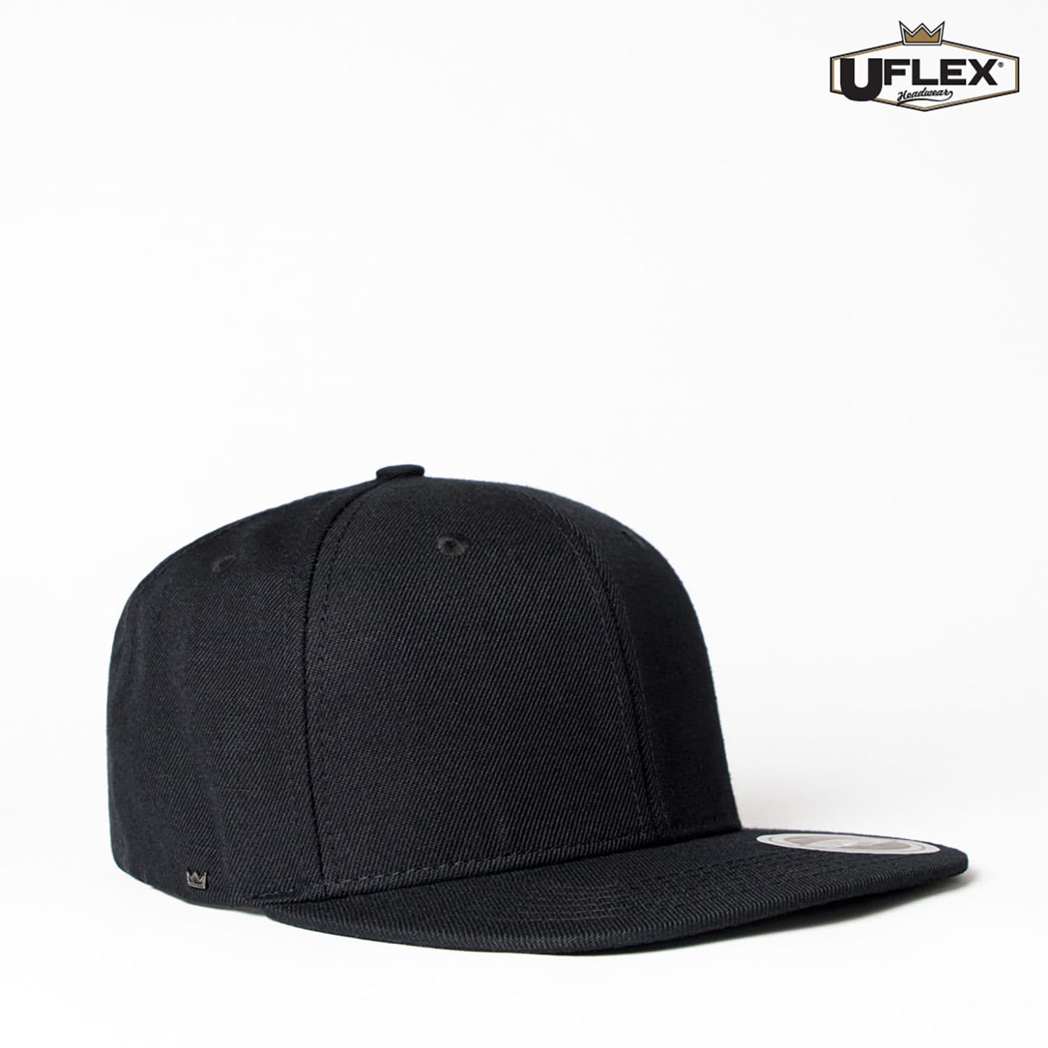 U15606 UFlex Adults Snap Back 6 — Black