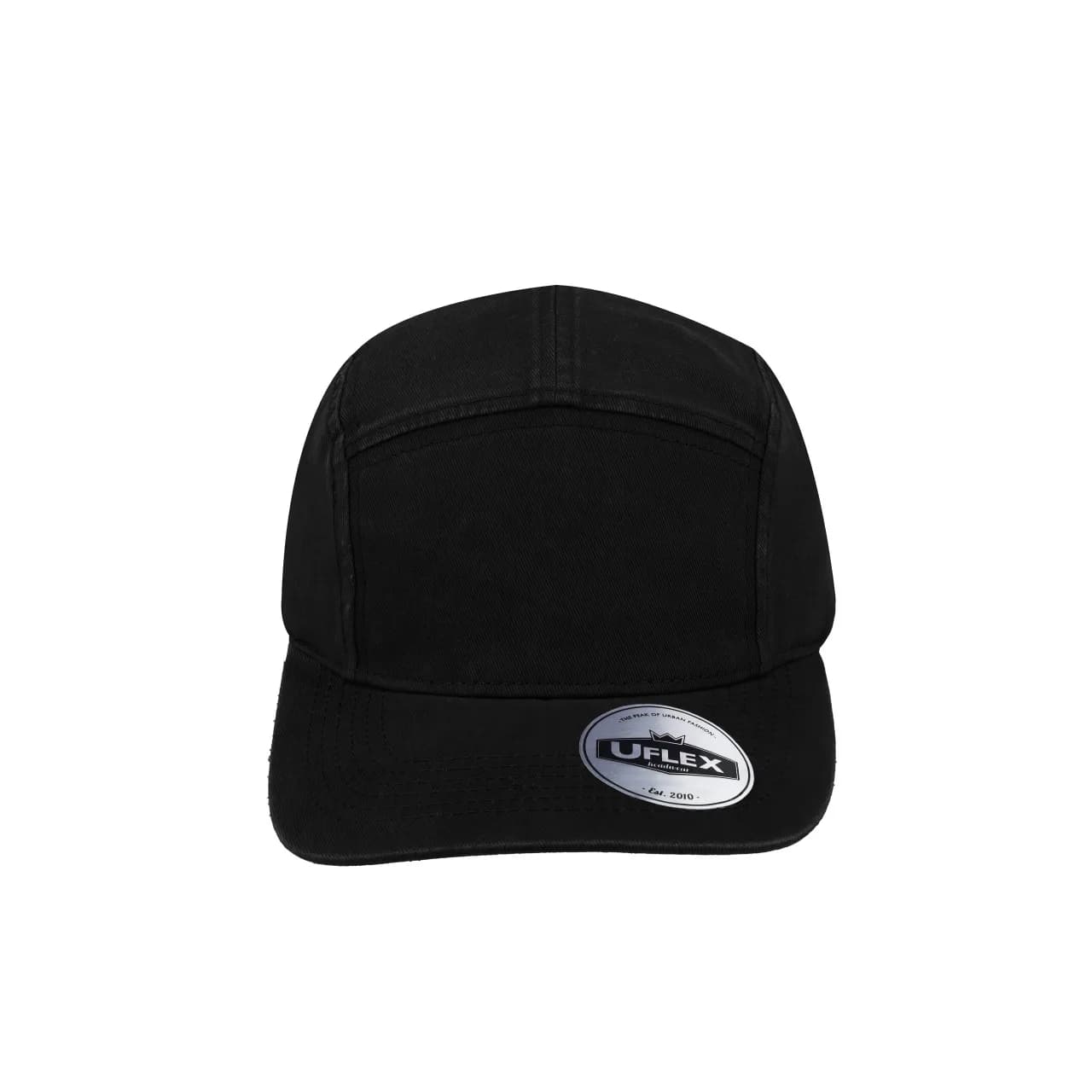 U23505 UFlex Ripstop 5 Panel Cap — Black