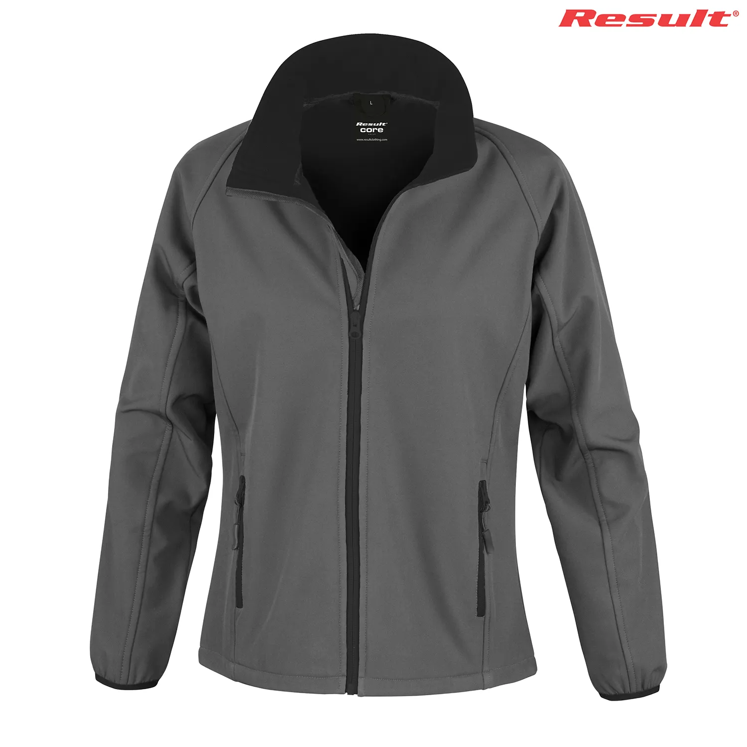 R231F Result Ladies’ Printable Softshell Jacket- Clearance  — Grey