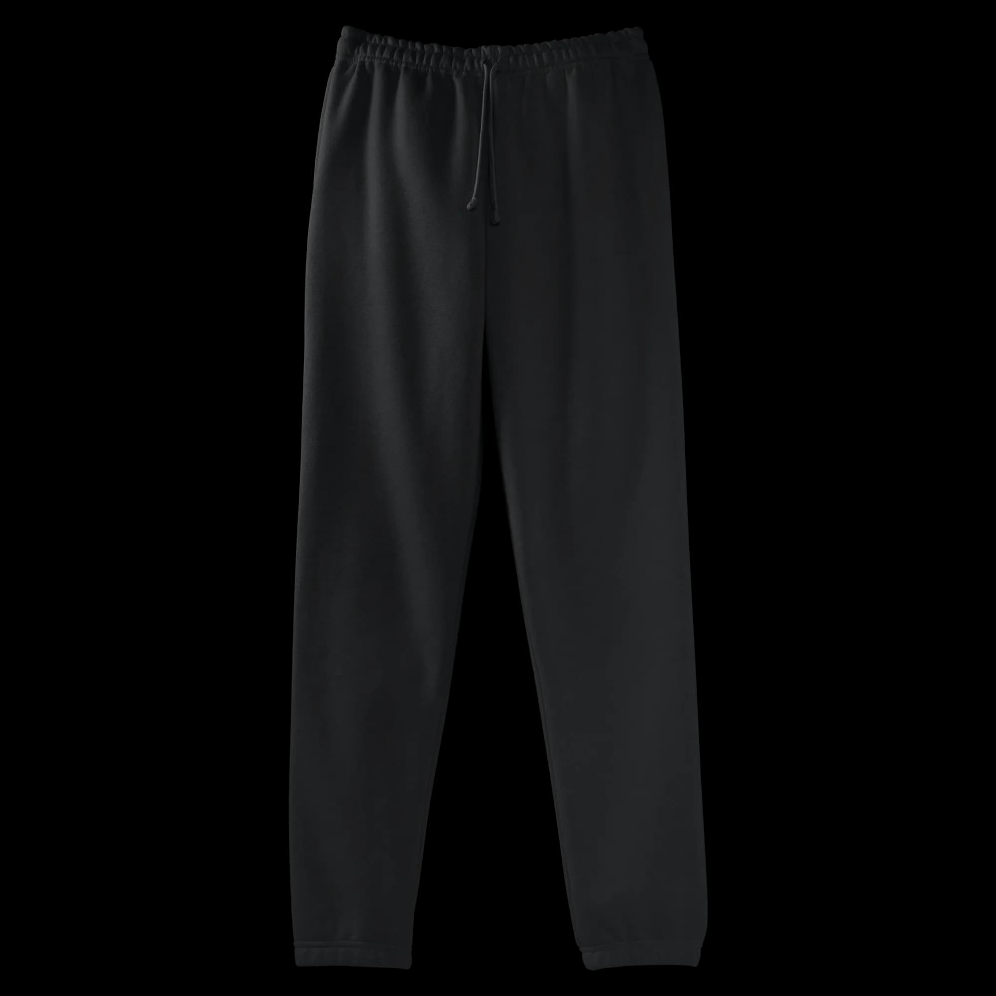 RF491 American Apparel Reflex Fleece Unisex Sweatpants  — Black