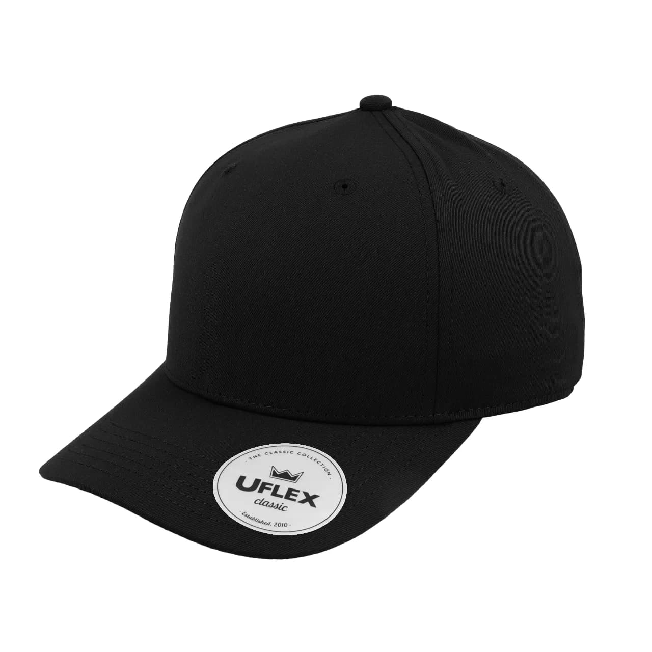 UC24601 UFlex Classic 5 Panel Cap — Black