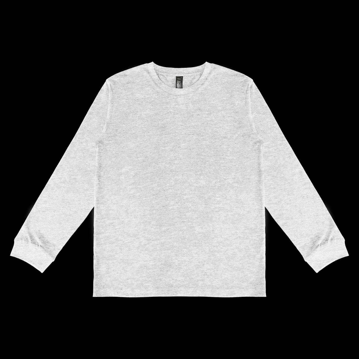 UCLT180 Urban Collab The SET Adult Long Sleeve Tee — Heather Grey