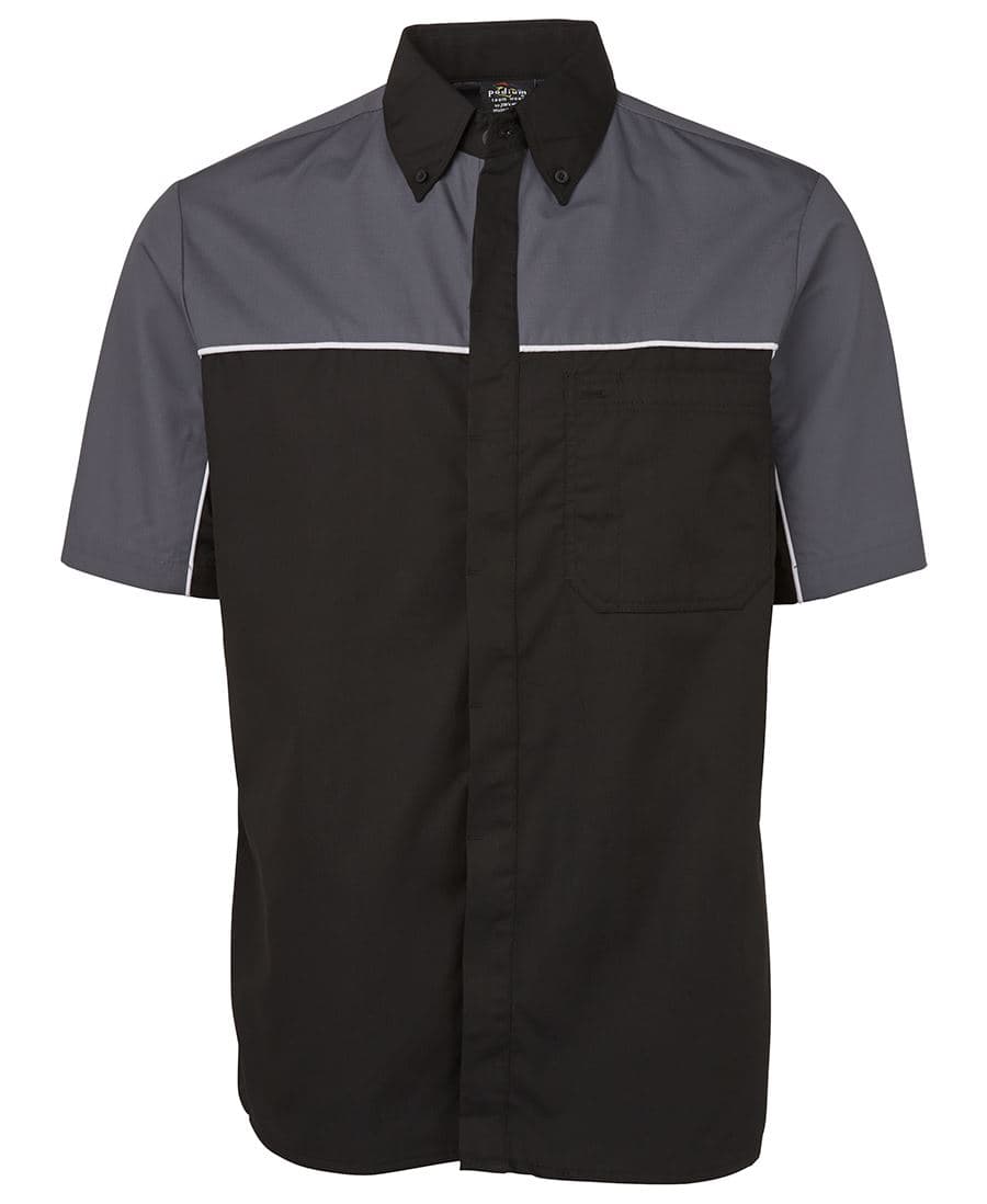 PODIUM MOTO SHIRT — Black/Grey/White