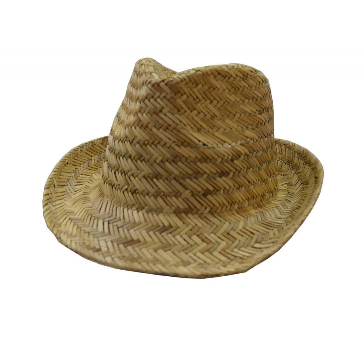 Straw Fedora — Natural