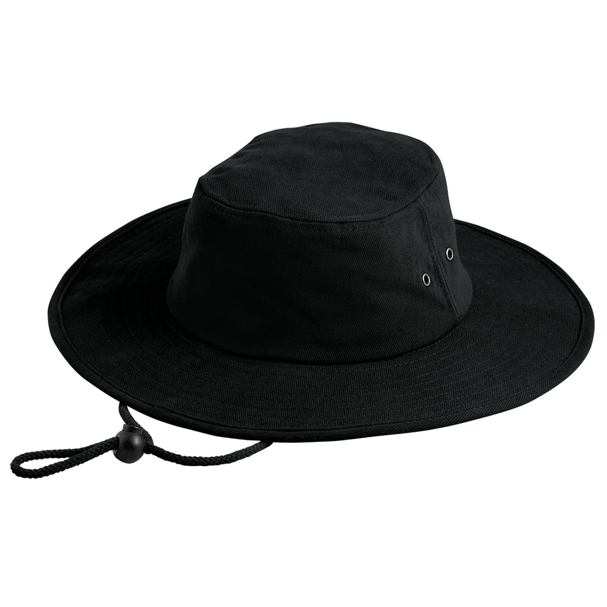 SURF WIDE BRIM HAT — Black