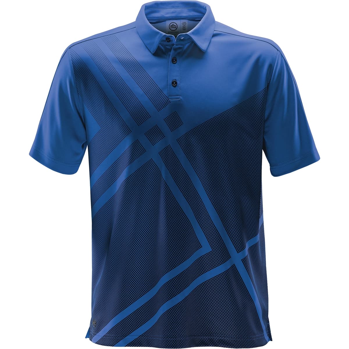MENS REFLEX POLO — Azure Blue