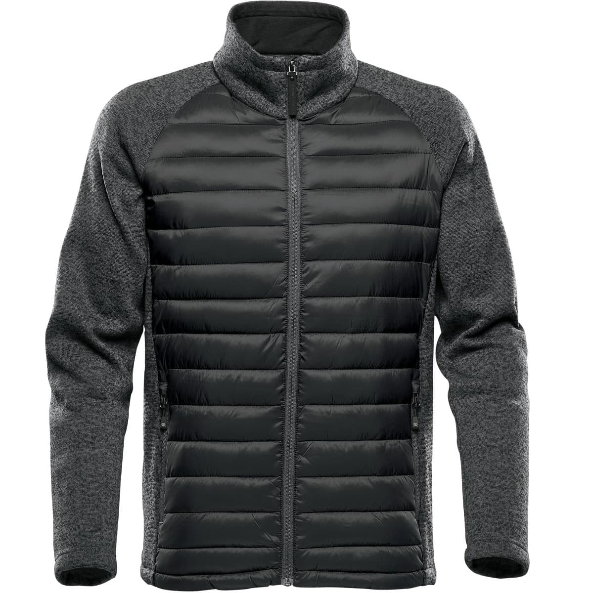 MENS NARVIK HYBRID JACKET  — Black