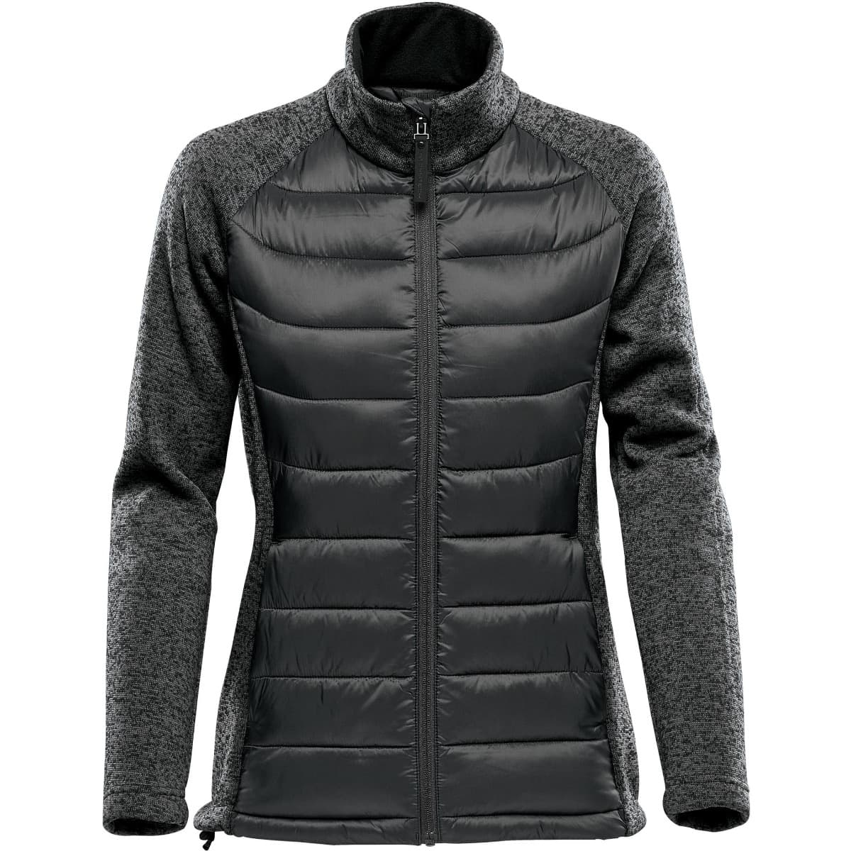 WOMENS NARVIK HYBRID JACKET  — Black