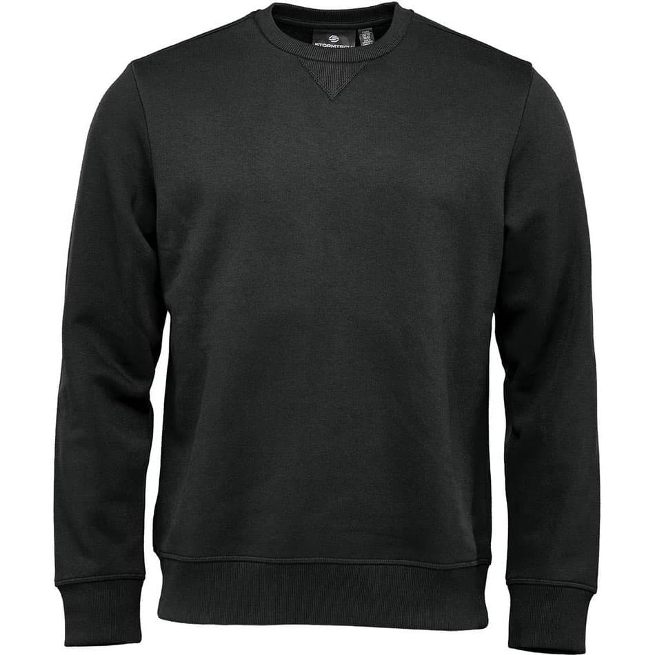 MENS YUKON CREW PULLOVER  — Black