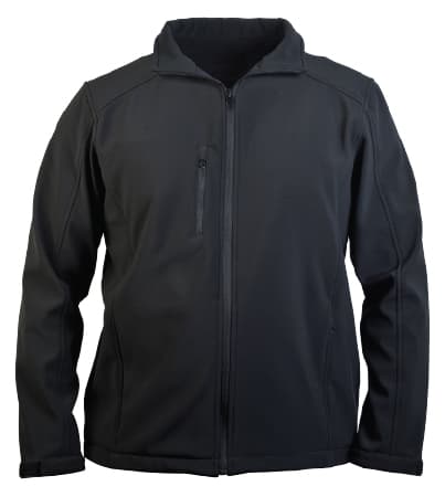THE SOFTSHELL MENS JACKET  — Black