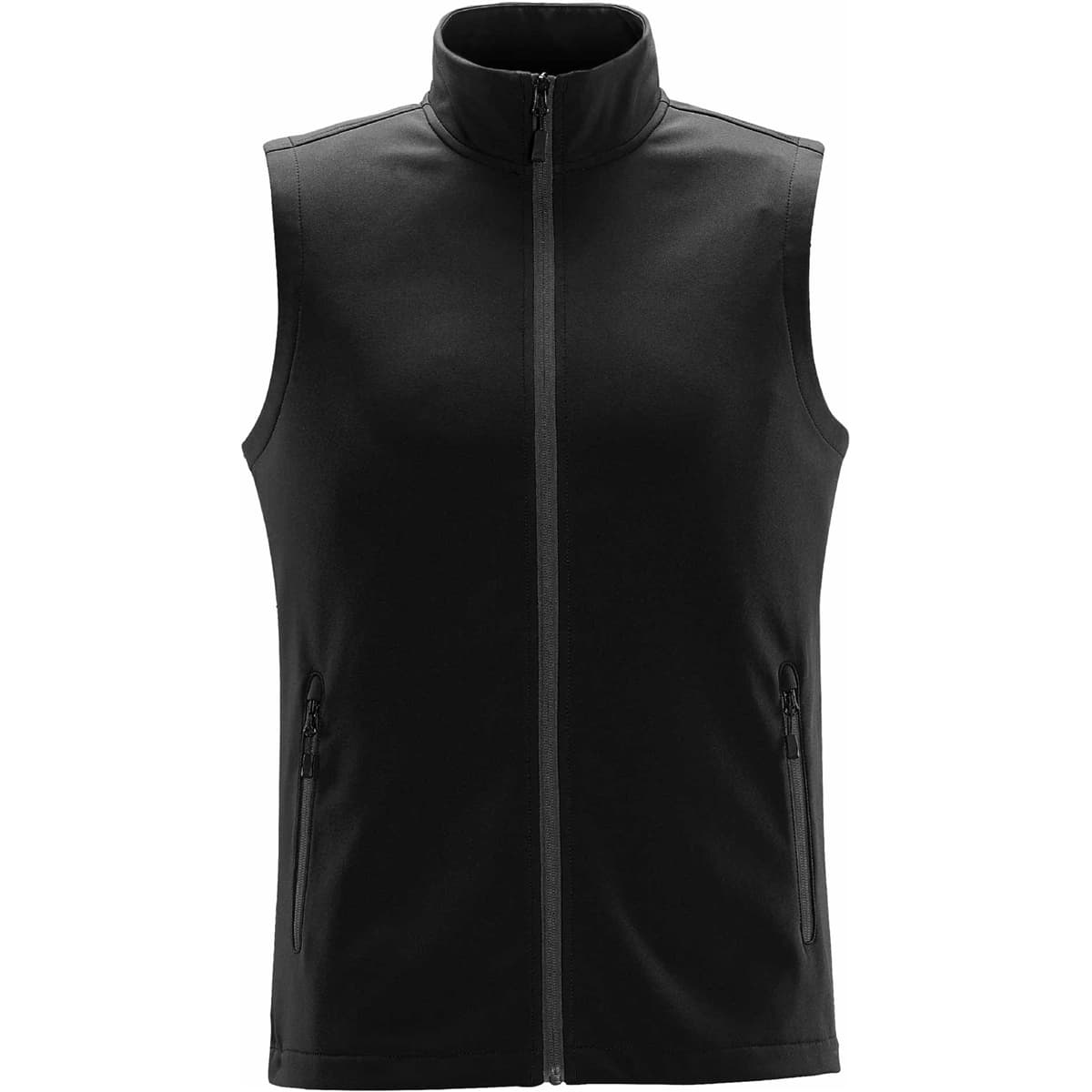 MENS  ORBITER SOFTSHELL VEST  — Black,Dolphin