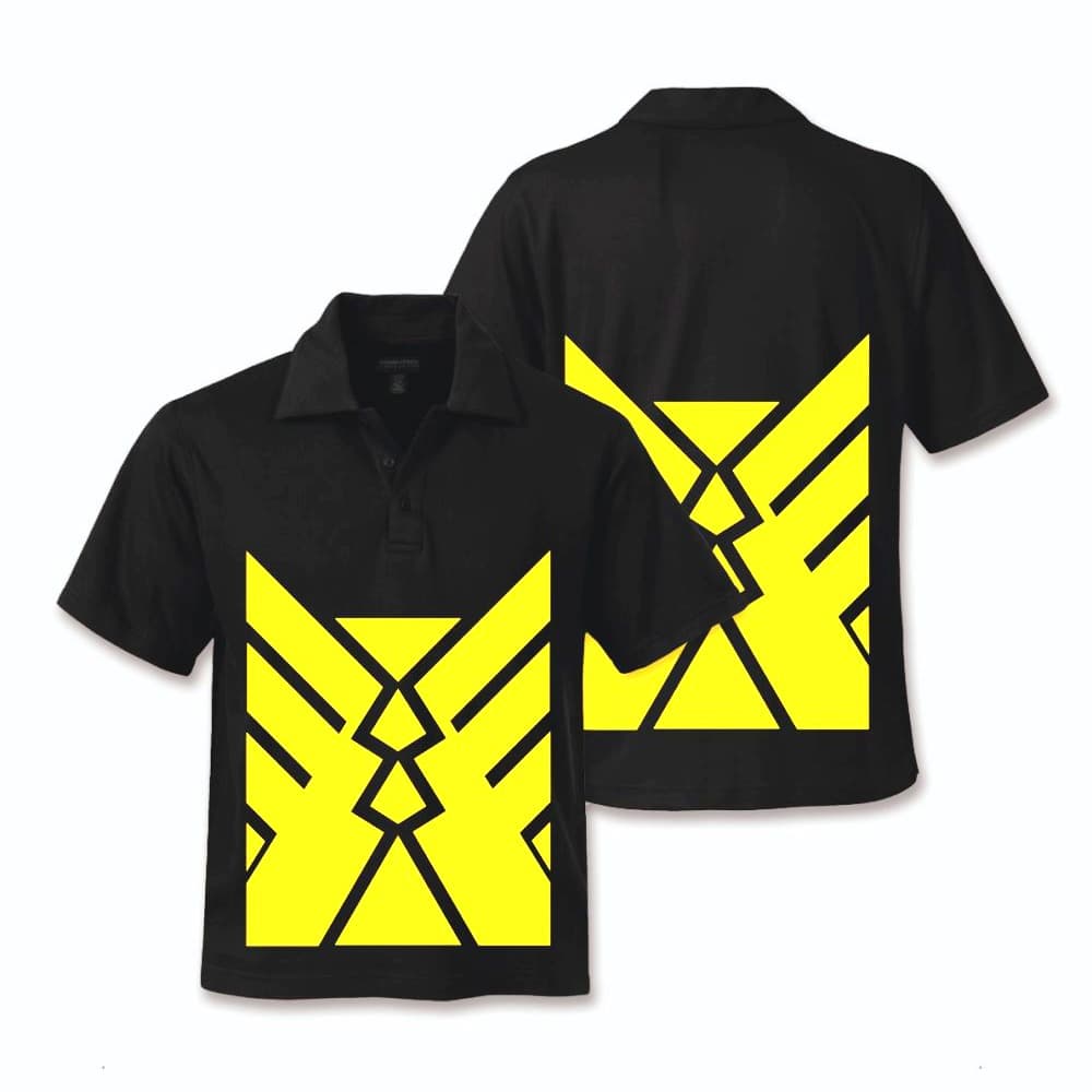 STORMTECH LIQUID COTTON POLO HI VIZ (1 colour) — Black
