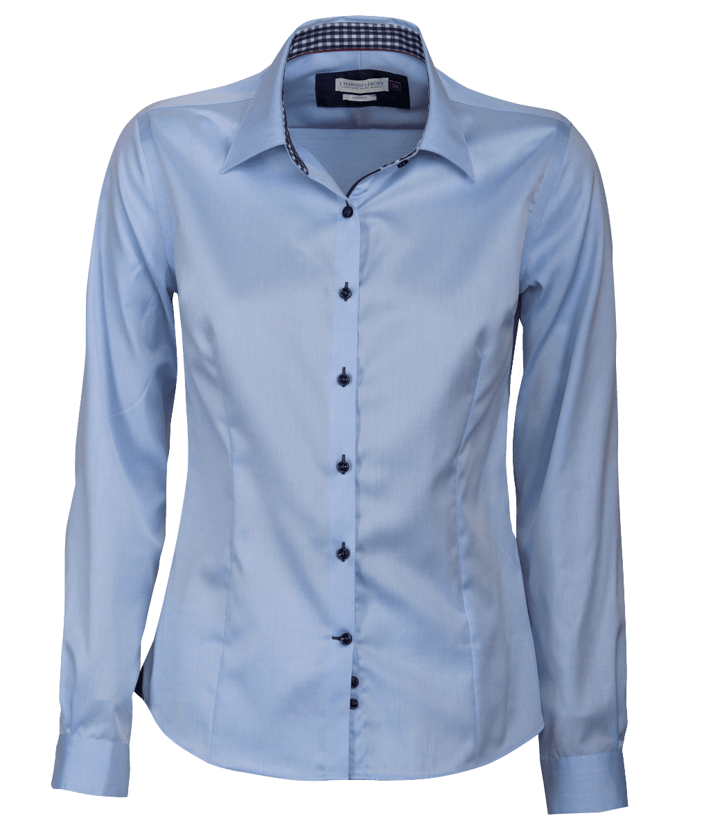 RED BOW 20 LADY LADIES SHIRT — Blue,Navy