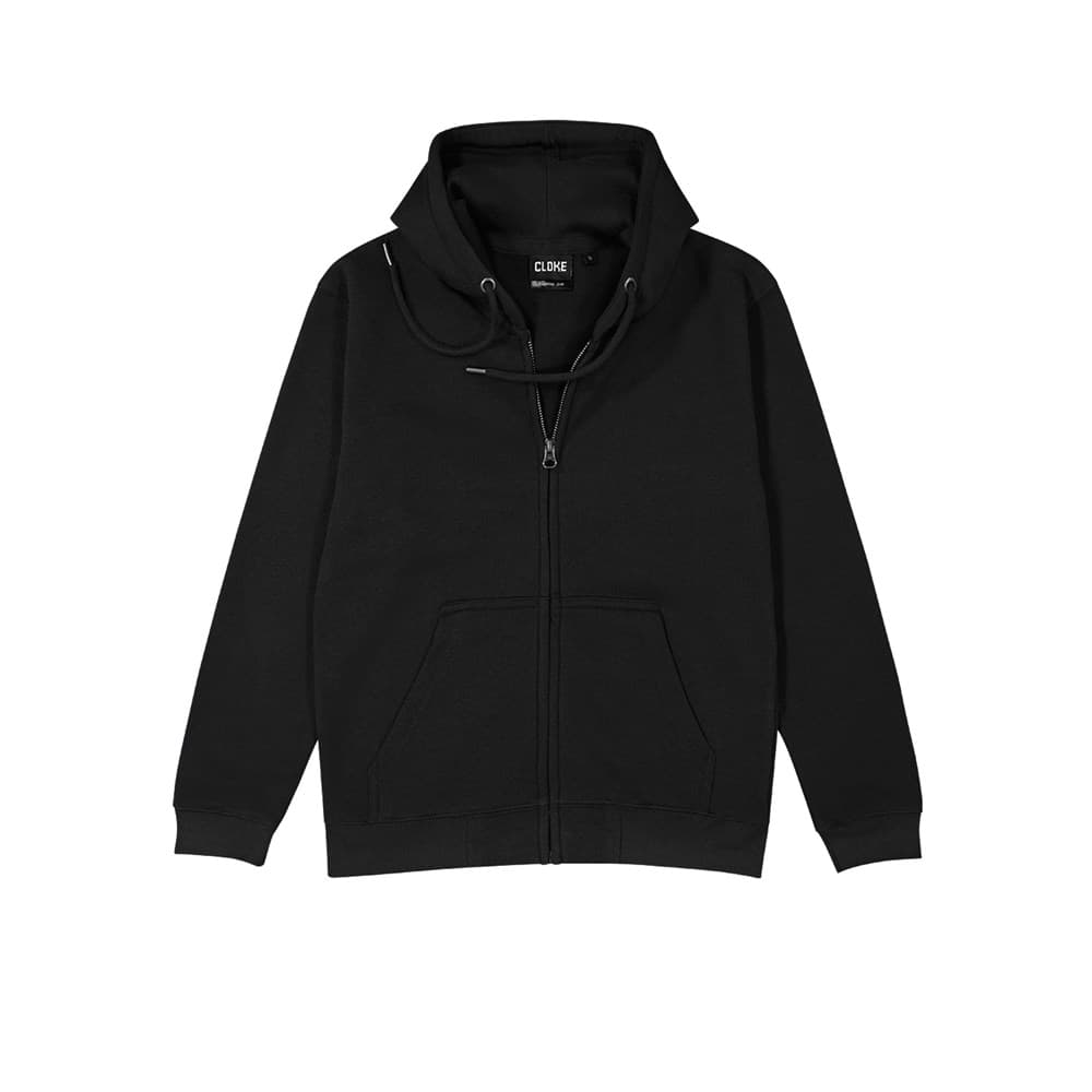 Campfire Zip Hoodie V2 - Kids — Black