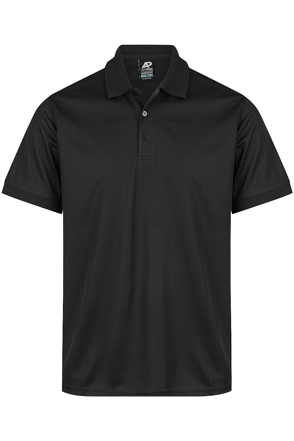 LACHLAN MENS POLOS - 1314 — BLACK