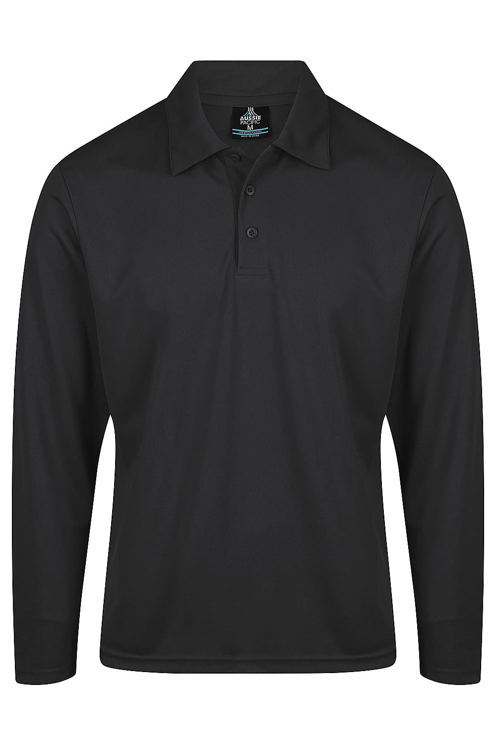 BOTANY MENS POLOS - 1316 — BLACK