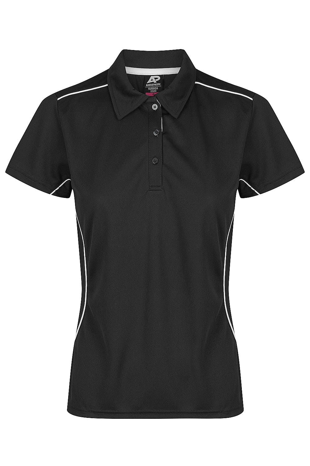KURANDA LADY POLOS - 2323 — BLACK/WHITE