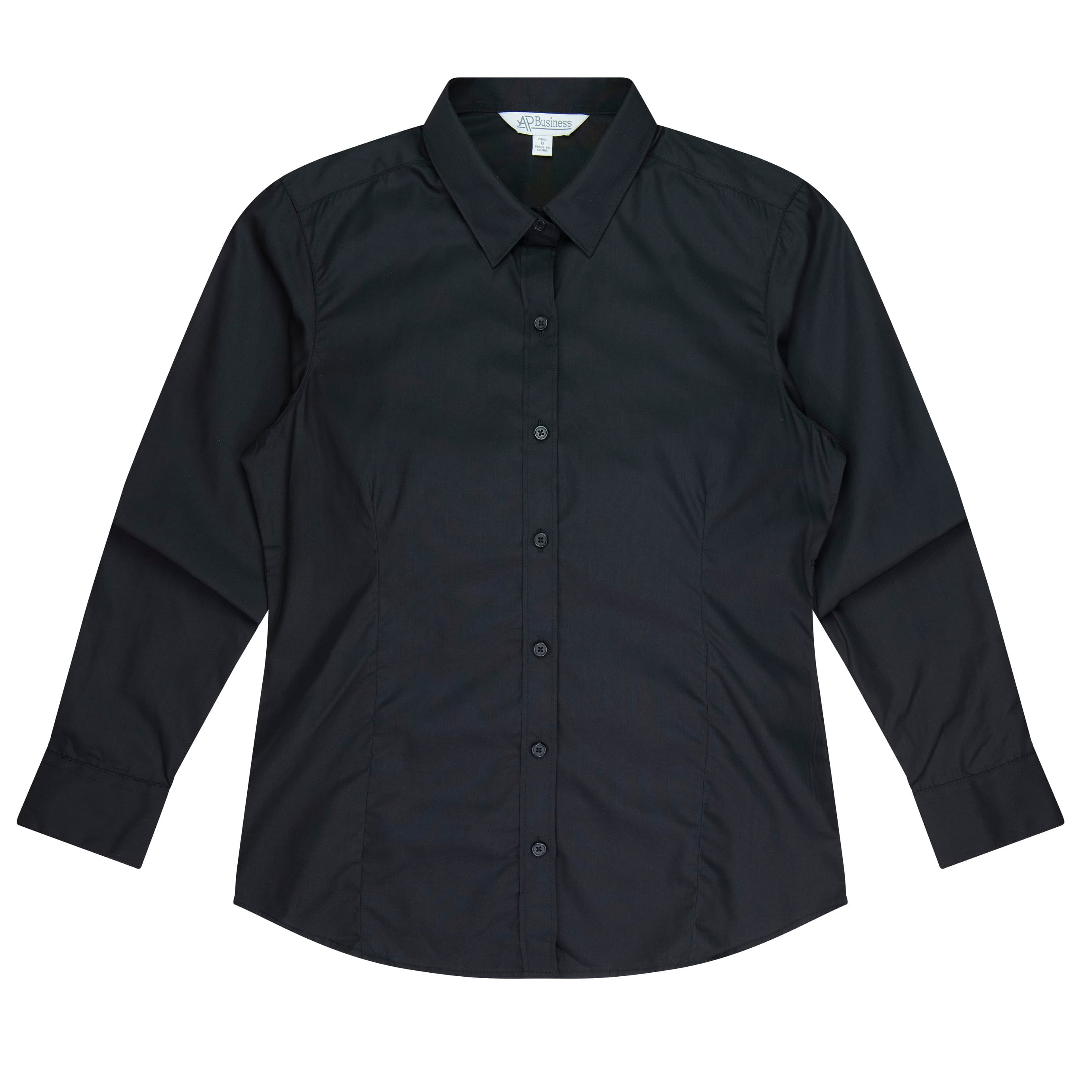 KINGSWOOD LADY SHIRT LONG SLEEVE - 2910L — BLACK