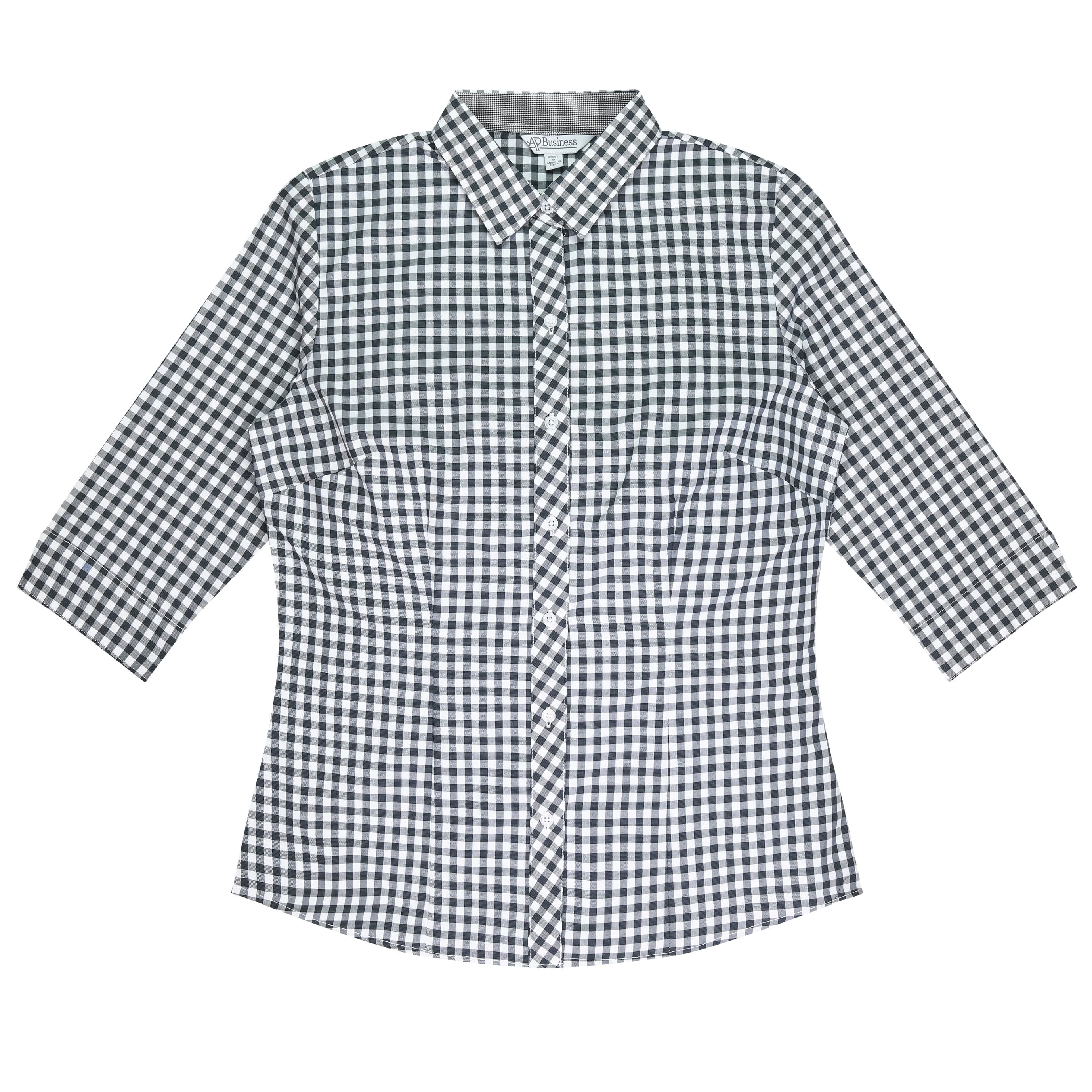 BRIGHTON LADY SHIRT 3/4 SLEEVE - 2909T — BLACK