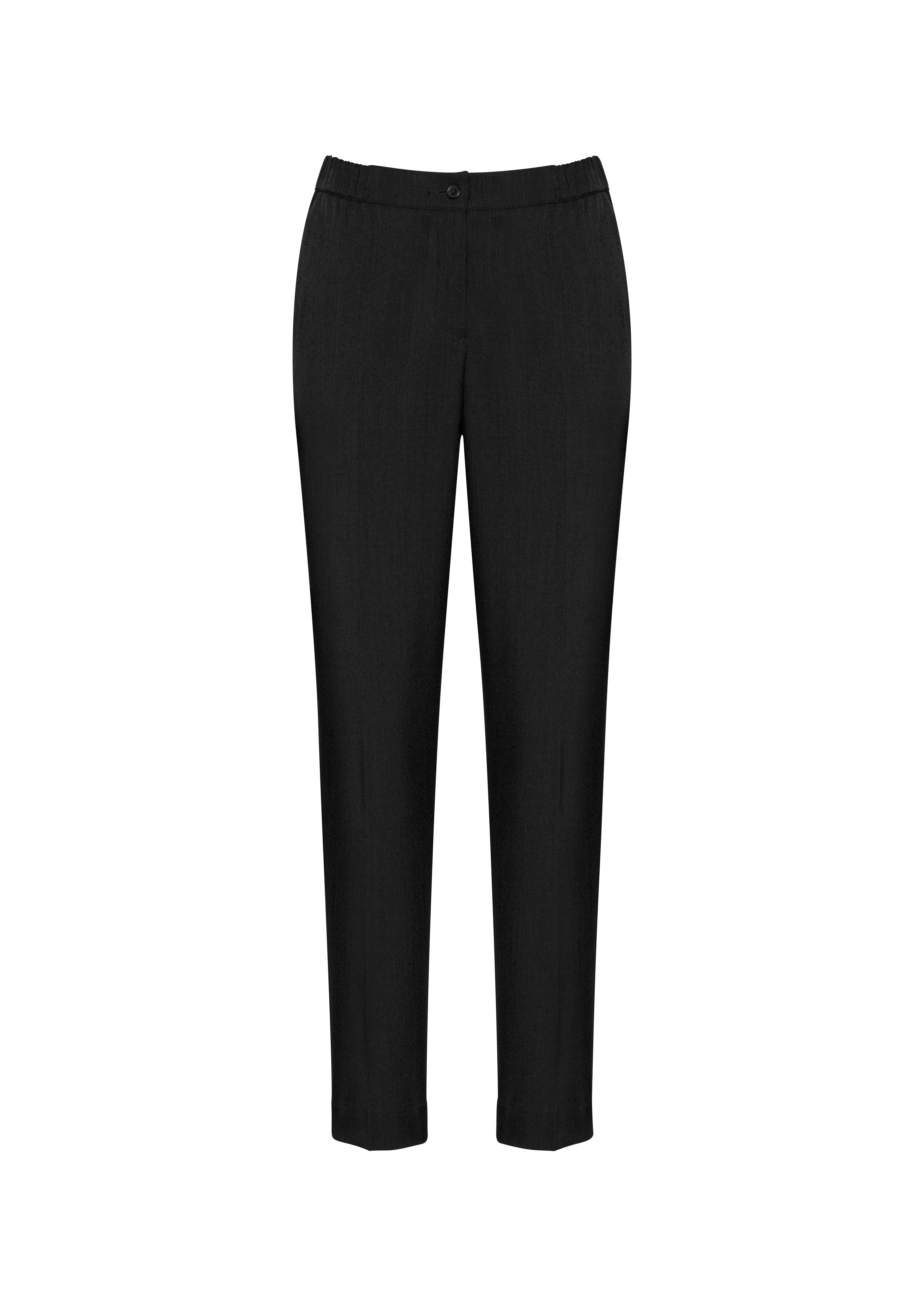 Cool Stretch Womens Ultra Comfort Waist Pant — Black