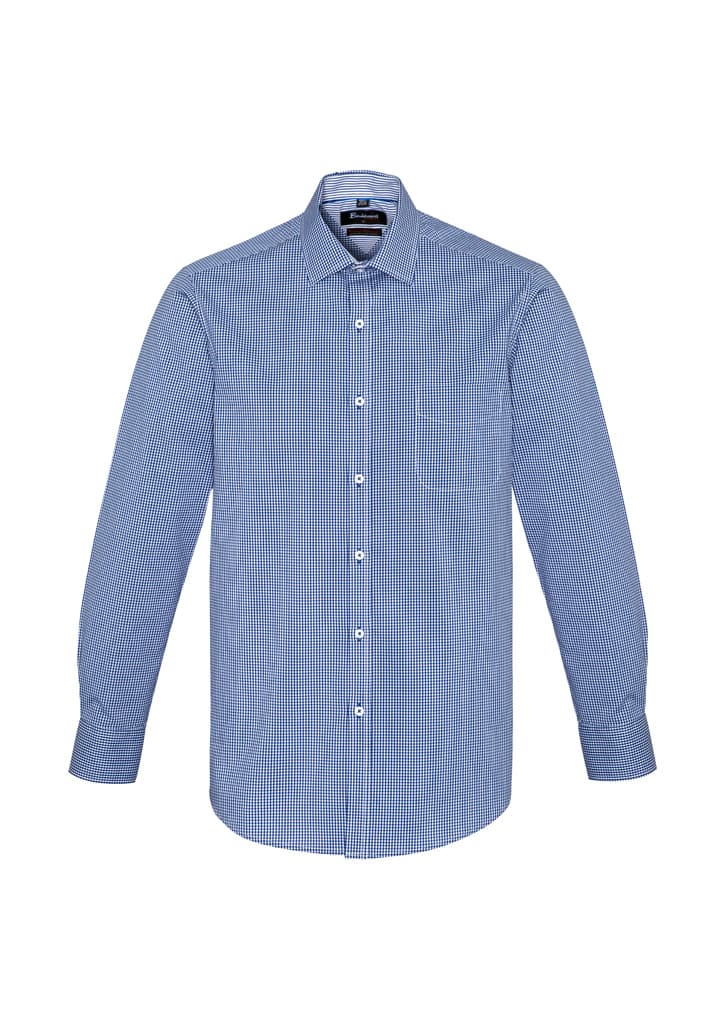 Newport Mens Long Sleeve Shirt — French Navy