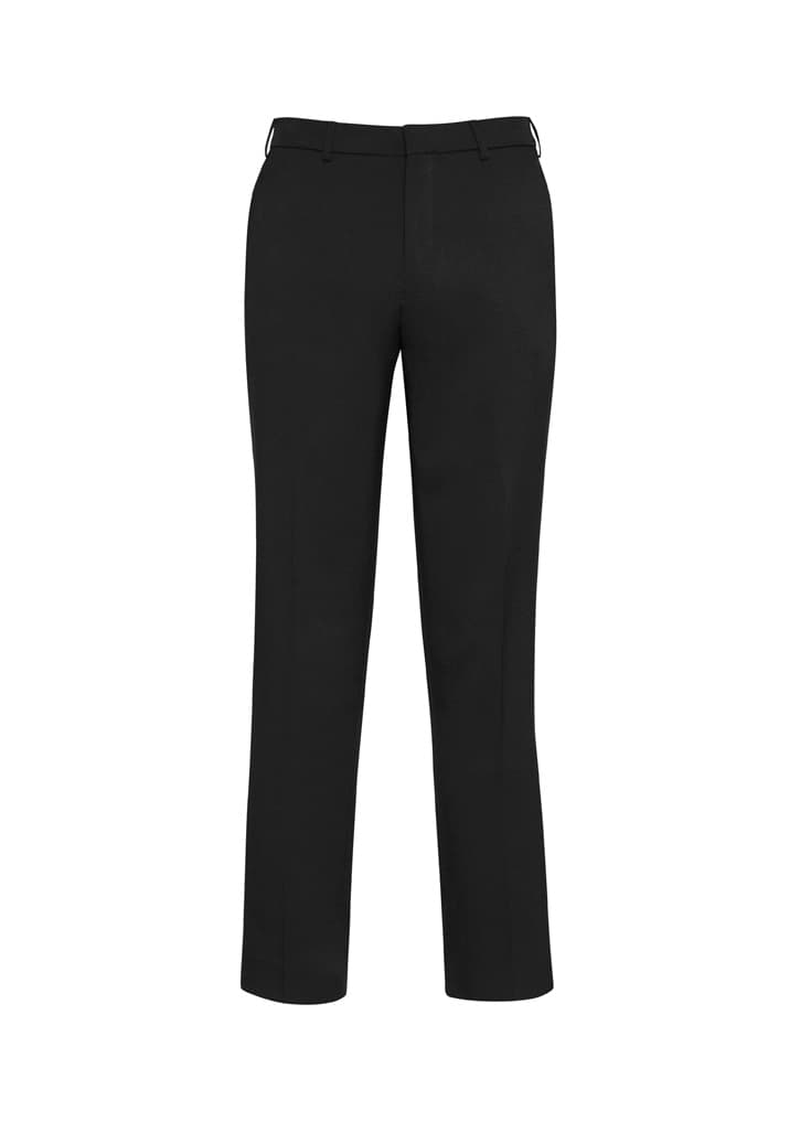 Comfort Wool Stretch Mens Slimline Pant — Black