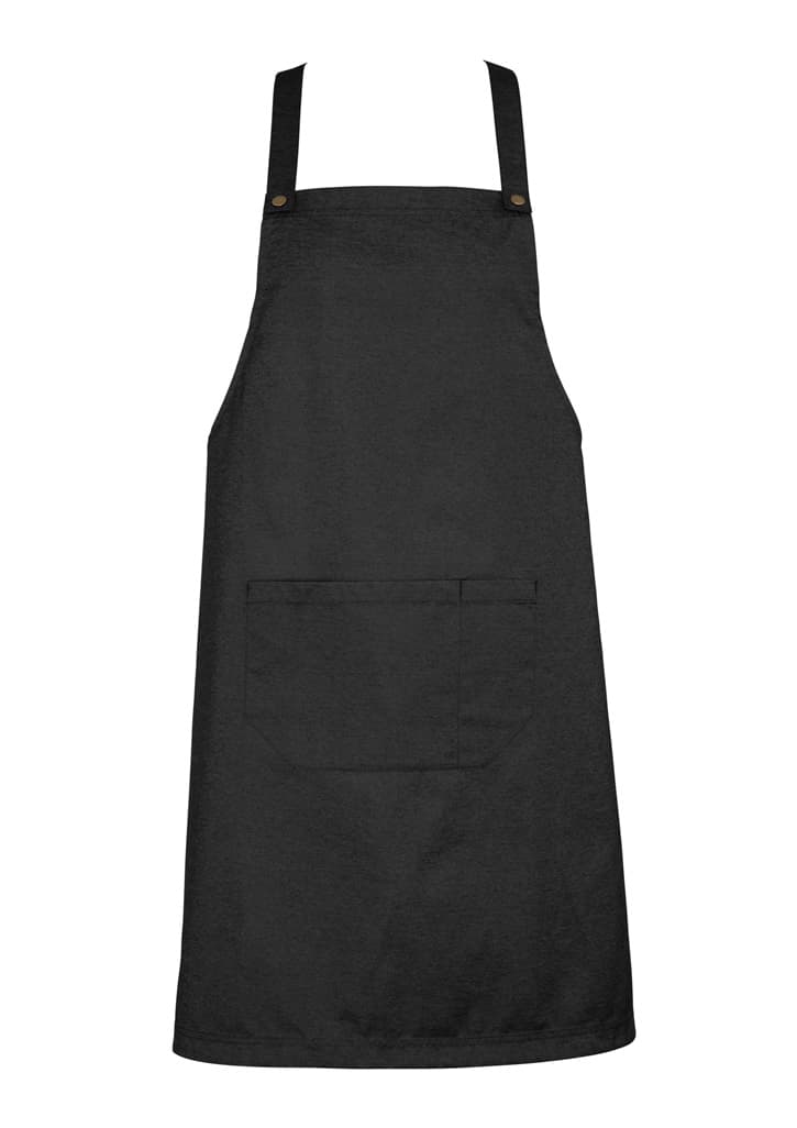 Urban Bib Apron — Black