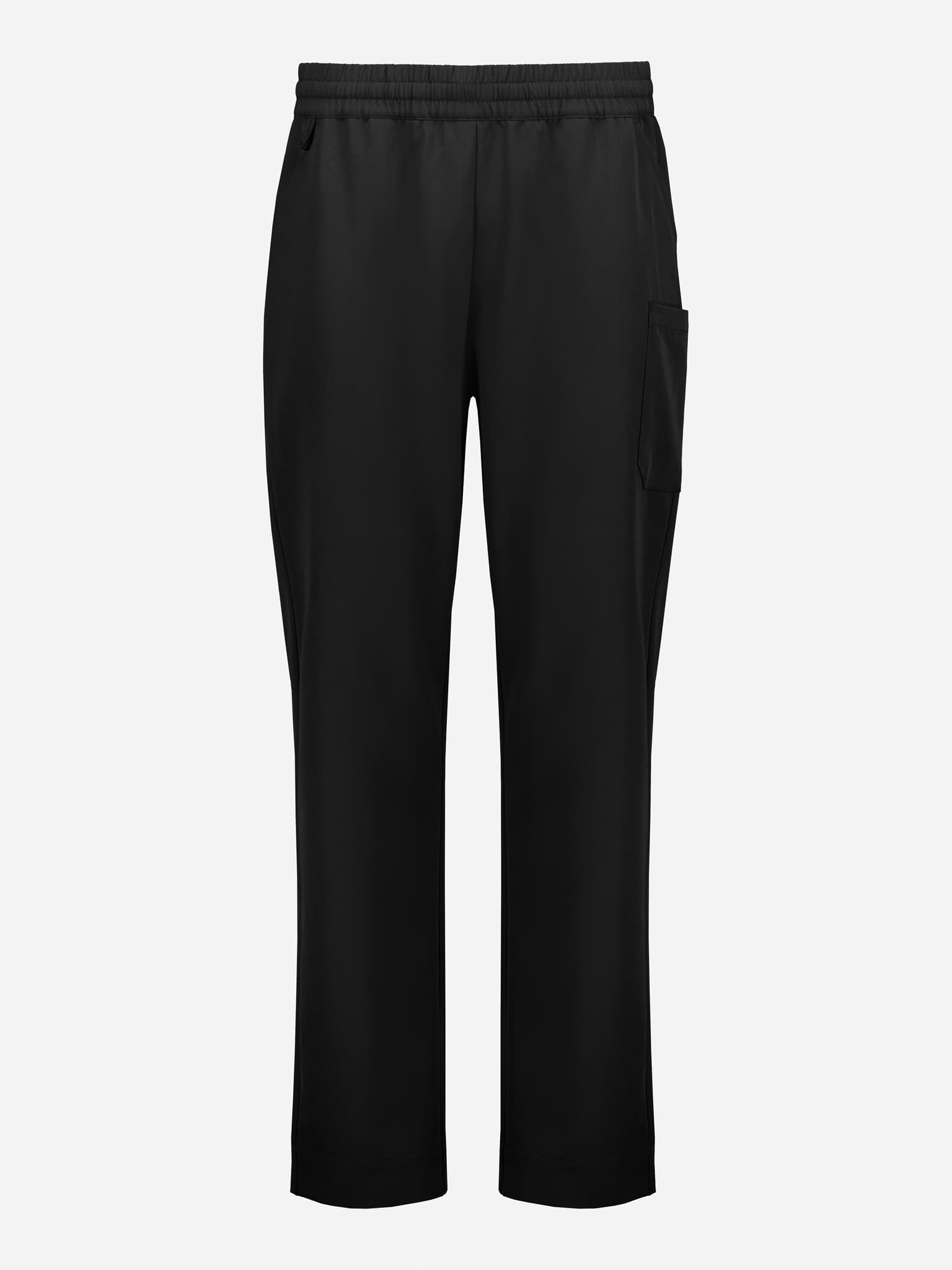 Pulse Unisex Straight Leg Scrub Pant — Black