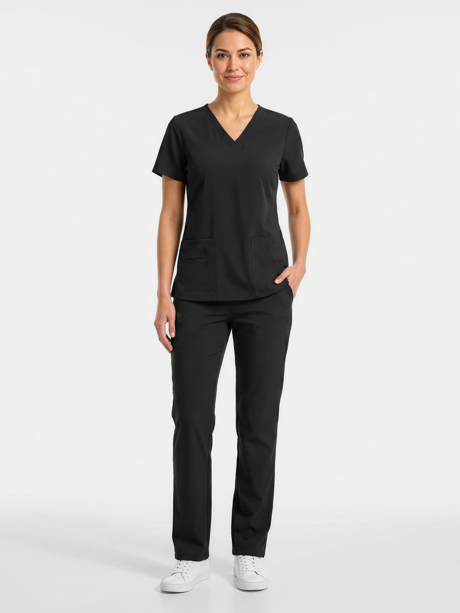 Tokyo Womens Scrub Pant — Black