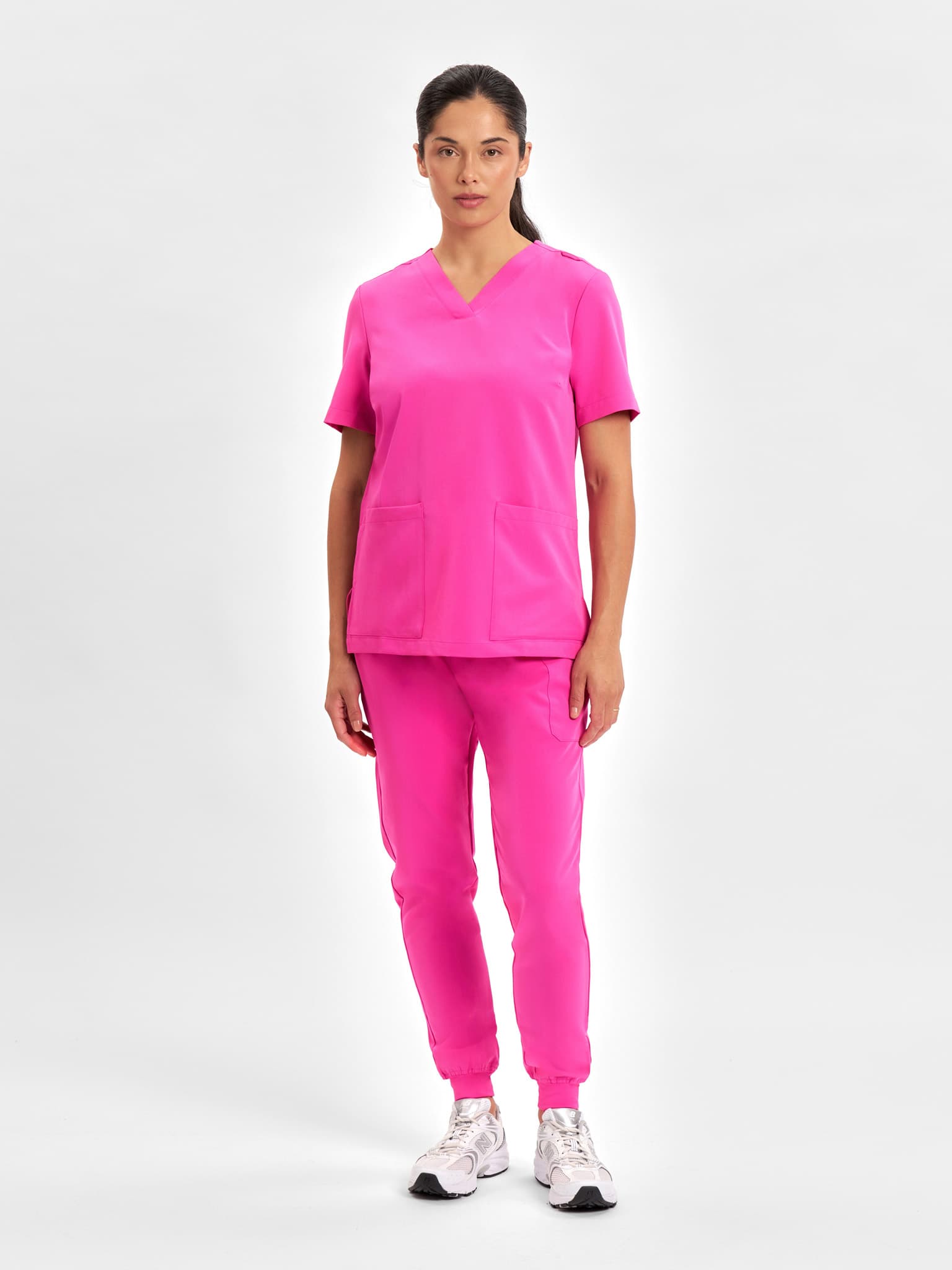 Pink Womens Jogger Scrub Pant — Pink