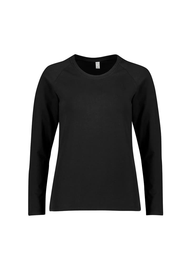Performance Womens Long Sleeve Tee — Black