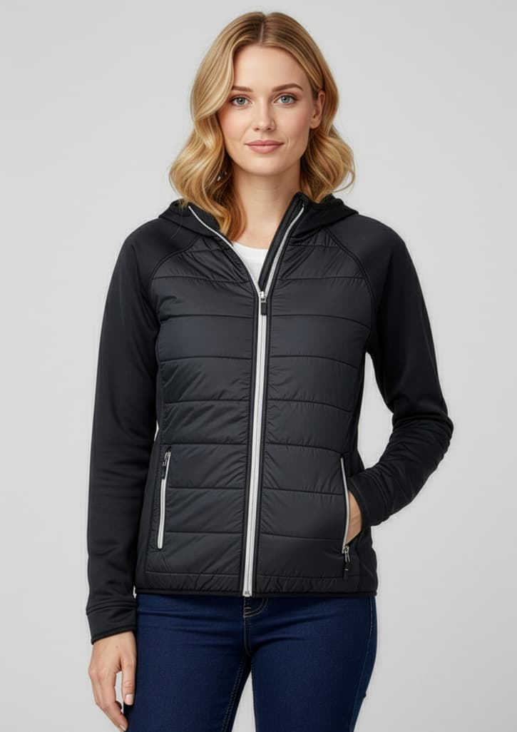 Stealth Womens Jacket — Black/Silver