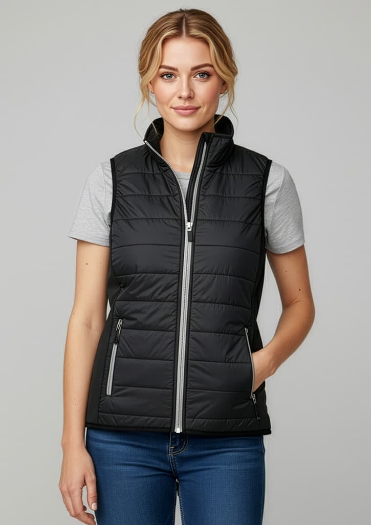 Stealth Womens Vest — Black/Silver