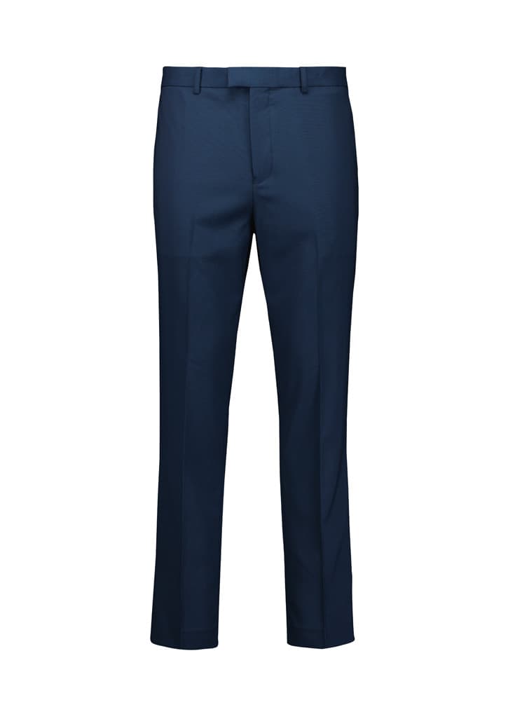 Renew Mens Slim Fit Flat Front Pant — Navy Dusk